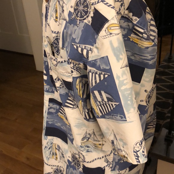 Men’s Casual Button Down, Roundtree & Yorke Short Sleeve Size Small - Picture 4 of 13